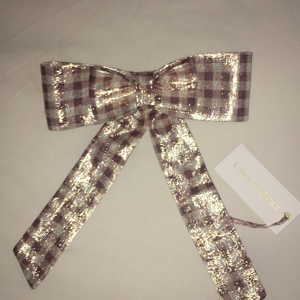 PRICE FIRM! LoveShackFancy BNWT Lorna Bow Barrette - Picture 5 of 8